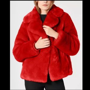 Vince Camuto faux fur coat